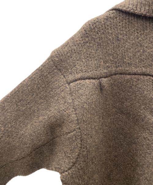 NKNIT（ンニット）NKNIT (ンニット) ニットジャケット ブラウン サイズ:Lの古着・服飾アイテム