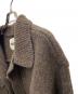 中古・古着 NKNIT (ンニット) ニットジャケット ブラウン サイズ:L：15000円