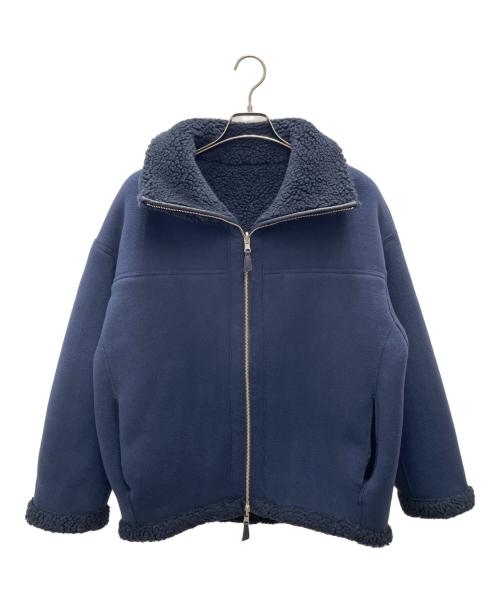 ETRE TOKYO（エトレトウキョウ）ETRE TOKYO (エトレトウキョウ) リバーシブルボアブルゾン ネイビー サイズ:Sの古着・服飾アイテム