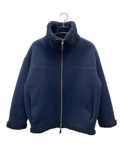 ETRE TOKYO（エトレトウキョウ）ETRE TOKYO (エトレトウキョウ) リバーシブルボアブルゾン ネイビー サイズ:Sの古着・服飾アイテム