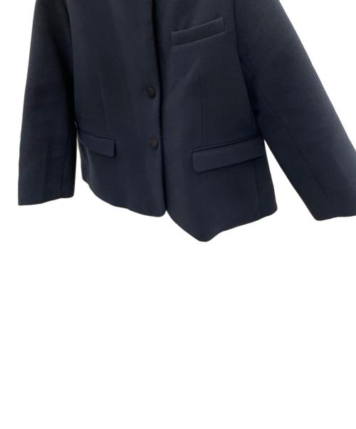 forme（フォルメ）forme (フォルメ) ノーカラージャケット ネイビー サイズ:Fの古着・服飾アイテム