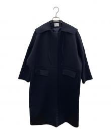 ELLA（エラ）の古着「ビッグカラーコート」｜ネイビー