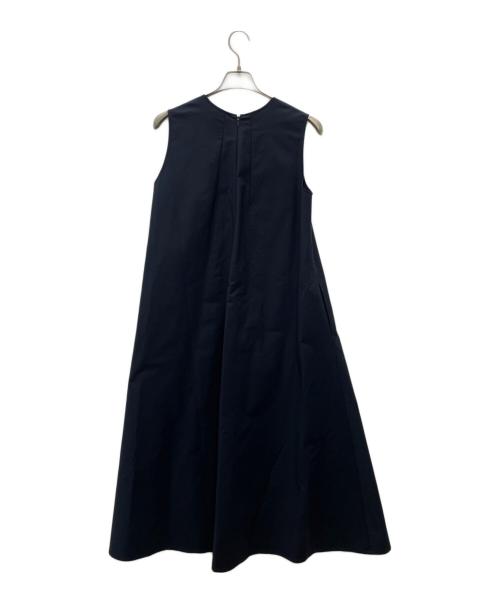 LOHEN（ローヘン）LOHEN (ローヘン) VネックノースリーブAラインワンピース ネイビー サイズ:38 未使用品の古着・服飾アイテム