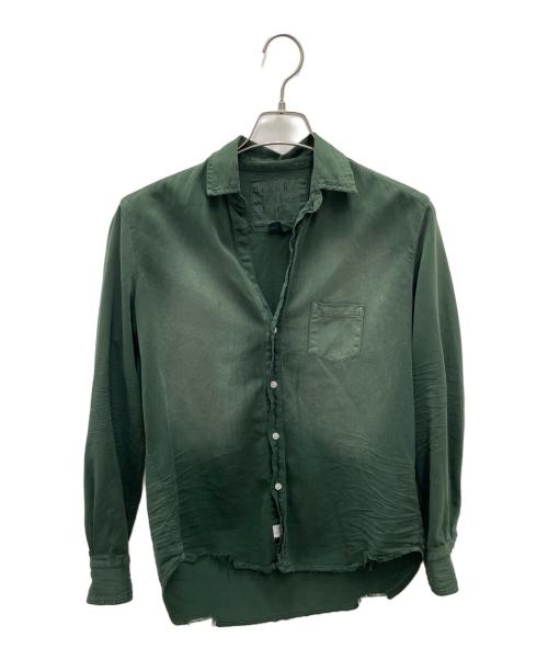 Frank&Eileen（フランクアンドアイリーン）Frank&Eileen (フランクアンドアイリーン) 長袖シャツ グリーン サイズ:xsの古着・服飾アイテム