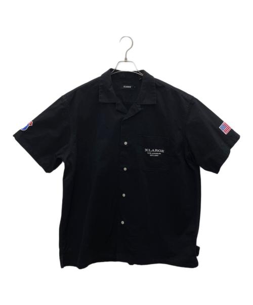 X-LARGE（エクストララージ）X-LARGE (エクストララージ) 半袖シャツ ブラック サイズ:Lの古着・服飾アイテム