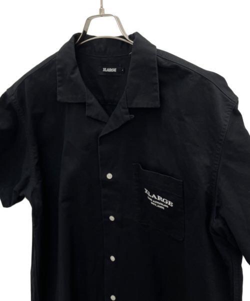 X-LARGE（エクストララージ）X-LARGE (エクストララージ) 半袖シャツ ブラック サイズ:Lの古着・服飾アイテム