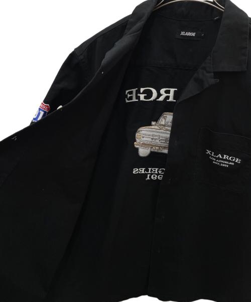 X-LARGE（エクストララージ）X-LARGE (エクストララージ) 半袖シャツ ブラック サイズ:Lの古着・服飾アイテム