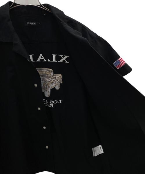 X-LARGE（エクストララージ）X-LARGE (エクストララージ) 半袖シャツ ブラック サイズ:Lの古着・服飾アイテム
