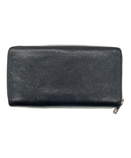 BALENCIAGA（バレンシアガ）BALENCIAGA (バレンシアガ) ラウンドファスナー長財布 ブラックの古着・服飾アイテム