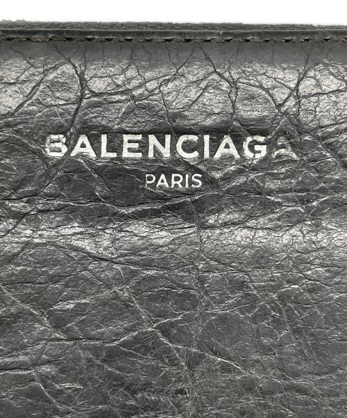 BALENCIAGA（バレンシアガ）BALENCIAGA (バレンシアガ) ラウンドファスナー長財布 ブラックの古着・服飾アイテム