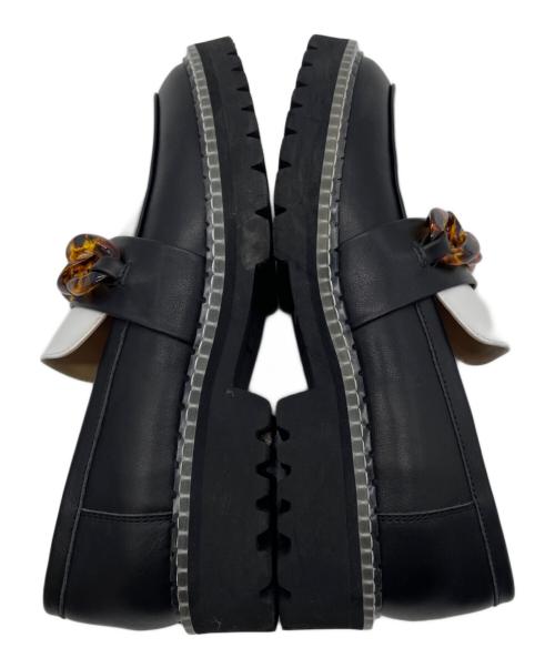MODE ET JACOMO（モード・エ・ジャコモ）MODE ET JACOMO (モード・エ・ジャコモ) ローファー ホワイト×ブラック サイズ:24の古着・服飾アイテム