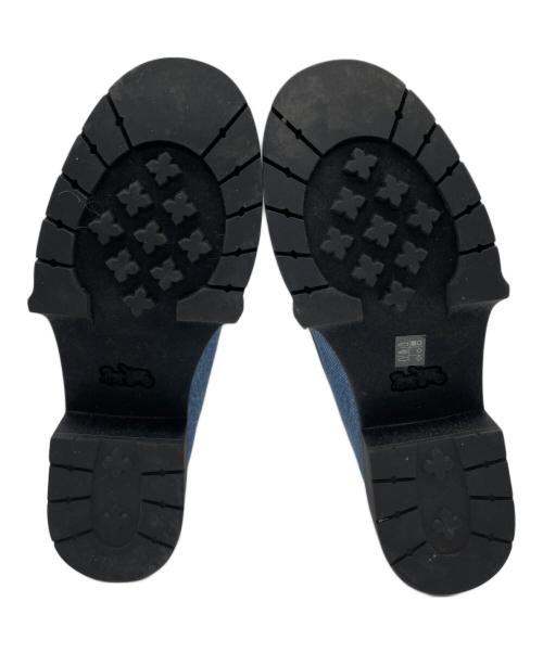 COACH（コーチ）COACH (コーチ) LEAH LOAFER WITH QUILTING ブルー サイズ:24.5の古着・服飾アイテム