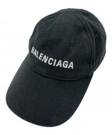 BALENCIAGA（バレンシアガ）の古着「ロゴキャップ」｜ブラック