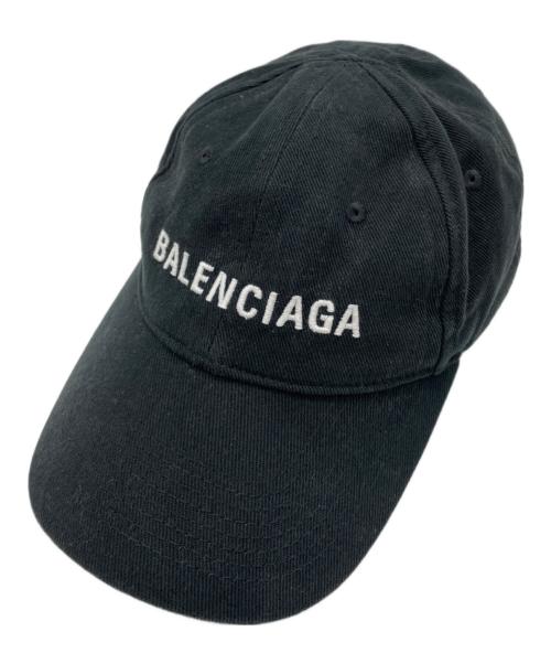 BALENCIAGA（バレンシアガ）BALENCIAGA (バレンシアガ) ロゴキャップ ブラックの古着・服飾アイテム