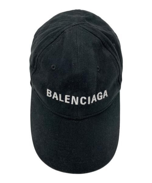 BALENCIAGA（バレンシアガ）BALENCIAGA (バレンシアガ) ロゴキャップ ブラックの古着・服飾アイテム