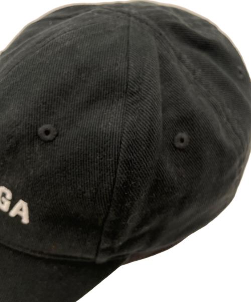 BALENCIAGA（バレンシアガ）BALENCIAGA (バレンシアガ) ロゴキャップ ブラックの古着・服飾アイテム