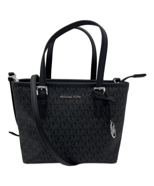 MICHAEL KORS（マイケルコース）MICHAEL KORS (マイケルコース) 2WAYバッグ ブラックの古着・服飾アイテム