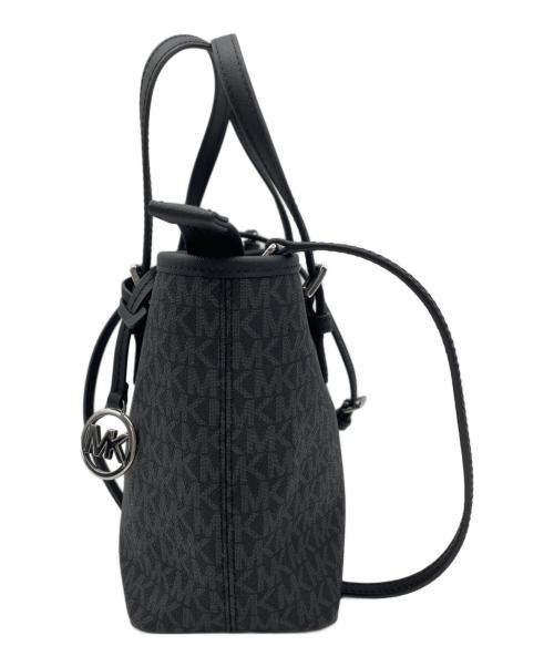 MICHAEL KORS（マイケルコース）MICHAEL KORS (マイケルコース) 2WAYバッグ ブラックの古着・服飾アイテム