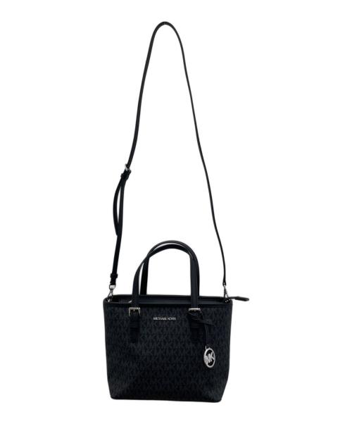 MICHAEL KORS（マイケルコース）MICHAEL KORS (マイケルコース) 2WAYバッグ ブラックの古着・服飾アイテム