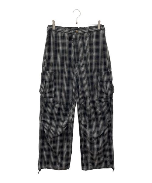 BEN DAVIS（ベンデイビス）BEN DAVIS (ベンデイビス) ワイドカーゴパンツ ブラック サイズ:Mの古着・服飾アイテム