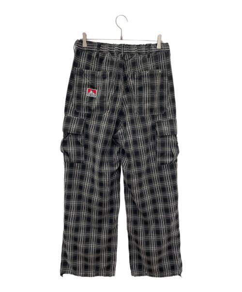 BEN DAVIS（ベンデイビス）BEN DAVIS (ベンデイビス) ワイドカーゴパンツ ブラック サイズ:Mの古着・服飾アイテム