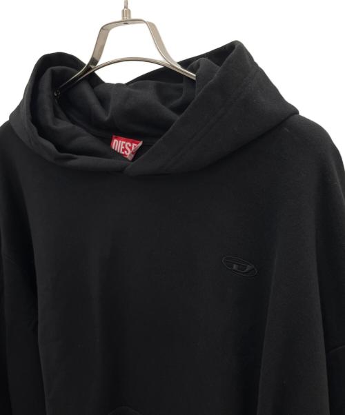 DIESEL（ディーゼル）DIESEL (ディーゼル) プルオーバーパーカー ブラック サイズ:XXLの古着・服飾アイテム