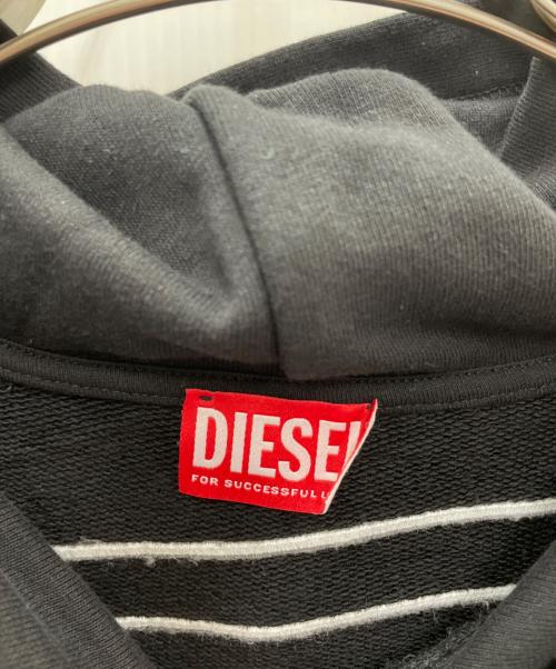 DIESEL（ディーゼル）DIESEL (ディーゼル) プルオーバーパーカー ブラック サイズ:XXLの古着・服飾アイテム