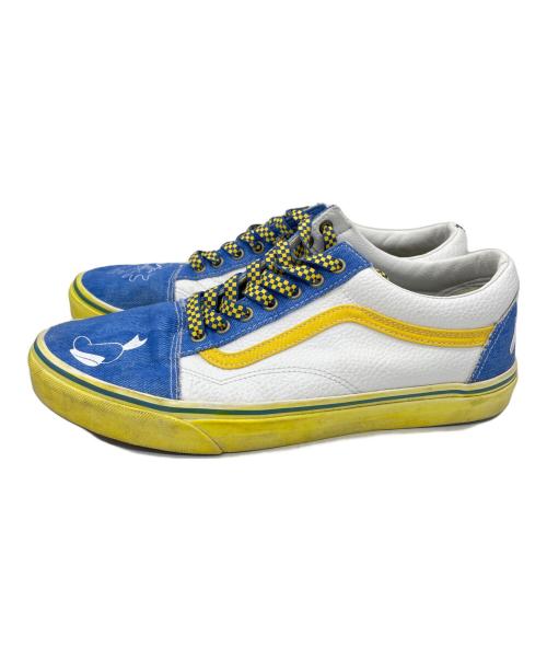 VANS（ヴァンズ）VANS (ヴァンズ) DISNEY (ディズニー) スニーカー ホワイト×イエロー×ブルー サイズ:30cmの古着・服飾アイテム