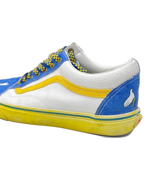 VANS（ヴァンズ）VANS (ヴァンズ) DISNEY (ディズニー) スニーカー ホワイト×イエロー×ブルー サイズ:30cmの古着・服飾アイテム