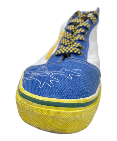 VANS（ヴァンズ）VANS (ヴァンズ) DISNEY (ディズニー) スニーカー ホワイト×イエロー×ブルー サイズ:30cmの古着・服飾アイテム