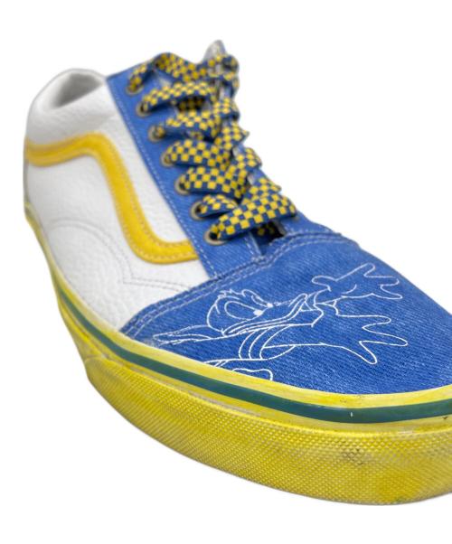 VANS（ヴァンズ）VANS (ヴァンズ) DISNEY (ディズニー) スニーカー ホワイト×イエロー×ブルー サイズ:30cmの古着・服飾アイテム