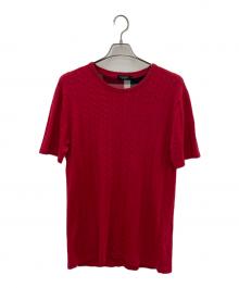 BLACK LABEL CRESTBRIDGE（ブラックレーベル クレストブリッジ）の古着「半袖カットソー」｜レッド