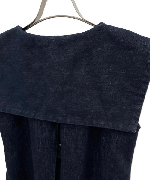 furfur（ファーファー）furfur (ファーファー) ノースリーブ・キャミソールワンピース ネイビー サイズ:ONESIZEの古着・服飾アイテム