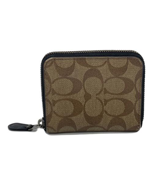 COACH（コーチ）COACH (コーチ) 2つ折り財布 ブラウンの古着・服飾アイテム