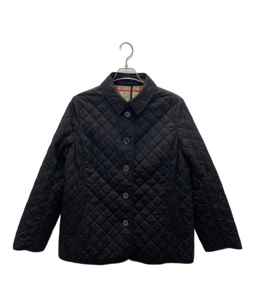 BURBERRY LONDON（バーバリーロンドン）BURBERRY LONDON (バーバリーロンドン) 裏ノバチェック柄キルティングジャケット ブラック サイズ:48の古着・服飾アイテム