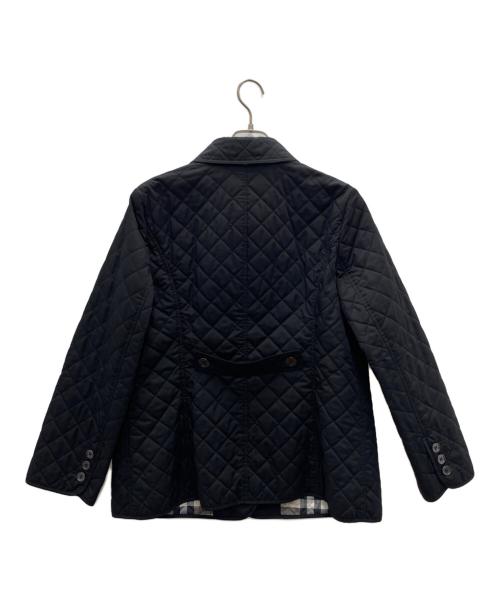 BURBERRY LONDON（バーバリーロンドン）BURBERRY LONDON (バーバリーロンドン) 裏ノバチェック柄キルティングジャケット ブラック サイズ:48の古着・服飾アイテム