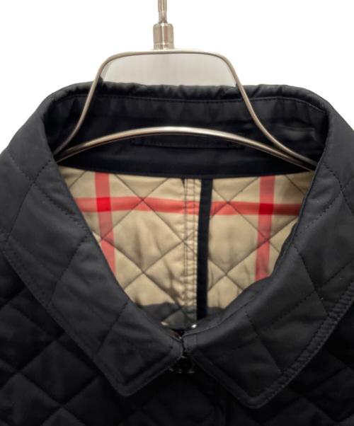 BURBERRY LONDON（バーバリーロンドン）BURBERRY LONDON (バーバリーロンドン) 裏ノバチェック柄キルティングジャケット ブラック サイズ:48の古着・服飾アイテム