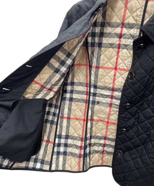 BURBERRY LONDON（バーバリーロンドン）BURBERRY LONDON (バーバリーロンドン) 裏ノバチェック柄キルティングジャケット ブラック サイズ:48の古着・服飾アイテム