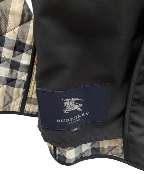 BURBERRY LONDON（バーバリーロンドン）BURBERRY LONDON (バーバリーロンドン) 裏ノバチェック柄キルティングジャケット ブラック サイズ:48の古着・服飾アイテム