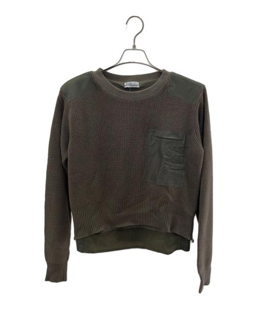 LA SUD（ラッシュド）LA SUD (ラッシュド) 厚手ニット カーキ サイズ:Fの古着・服飾アイテム