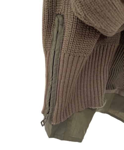 LA SUD（ラッシュド）LA SUD (ラッシュド) 厚手ニット カーキ サイズ:Fの古着・服飾アイテム