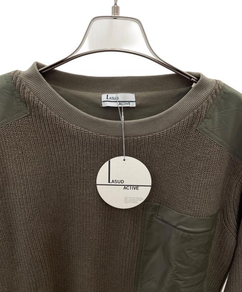 LA SUD（ラッシュド）LA SUD (ラッシュド) 厚手ニット カーキ サイズ:Fの古着・服飾アイテム