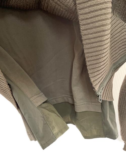 LA SUD（ラッシュド）LA SUD (ラッシュド) 厚手ニット カーキ サイズ:Fの古着・服飾アイテム
