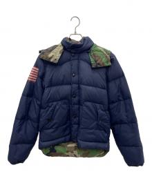 Denim & Supply Ralph Lauren（デニム＆サプライ ラルフローレン）の古着「ダウンジャケット」｜ネイビー