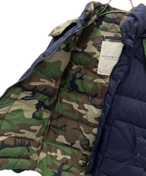 Denim & Supply Ralph Lauren（デニム＆サプライ ラルフローレン）Denim & Supply Ralph Lauren (デニム＆サプライ ラルフローレン) ダウンジャケット ネイビー サイズ:XSの古着・服飾アイテム