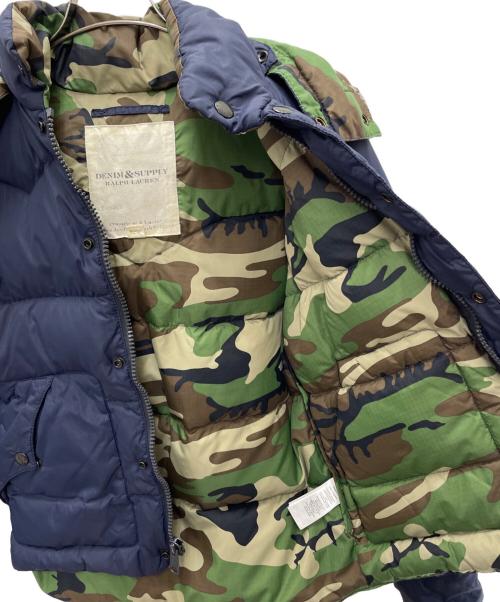 Denim & Supply Ralph Lauren（デニム＆サプライ ラルフローレン）Denim & Supply Ralph Lauren (デニム＆サプライ ラルフローレン) ダウンジャケット ネイビー サイズ:XSの古着・服飾アイテム