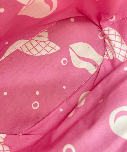 LOEWE（ロエベ）LOEWE (ロエベ) ストローバッグ ブラウン×ピンクの古着・服飾アイテム