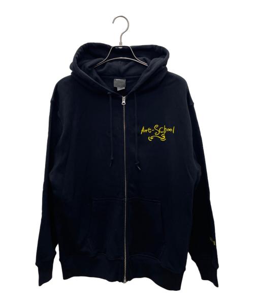 allaround（オールアラウンド）allaround (オールアラウンド) パーカー ブラック サイズ:XLの古着・服飾アイテム