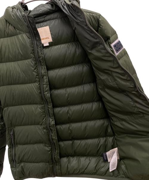 DIESEL（ディーゼル）DIESEL (ディーゼル) ダウンジャケット グリーン サイズ:Sの古着・服飾アイテム