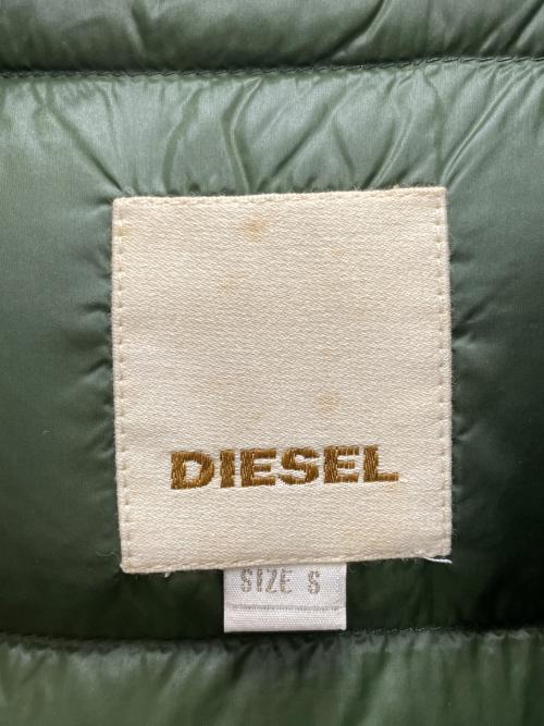 DIESEL（ディーゼル）DIESEL (ディーゼル) ダウンジャケット グリーン サイズ:Sの古着・服飾アイテム